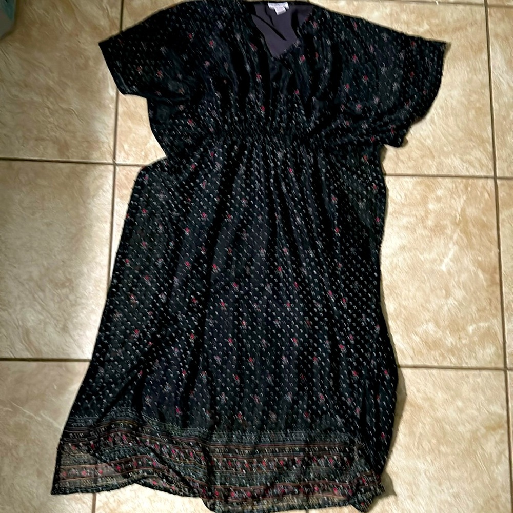 Royal Paisley Made In India V- Neck Dress